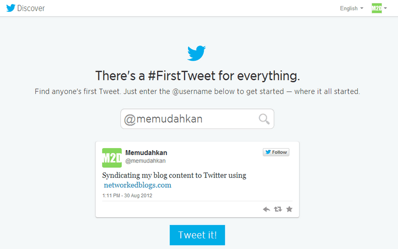 Cara Melihat Tweet Pertama Anda di Twitter